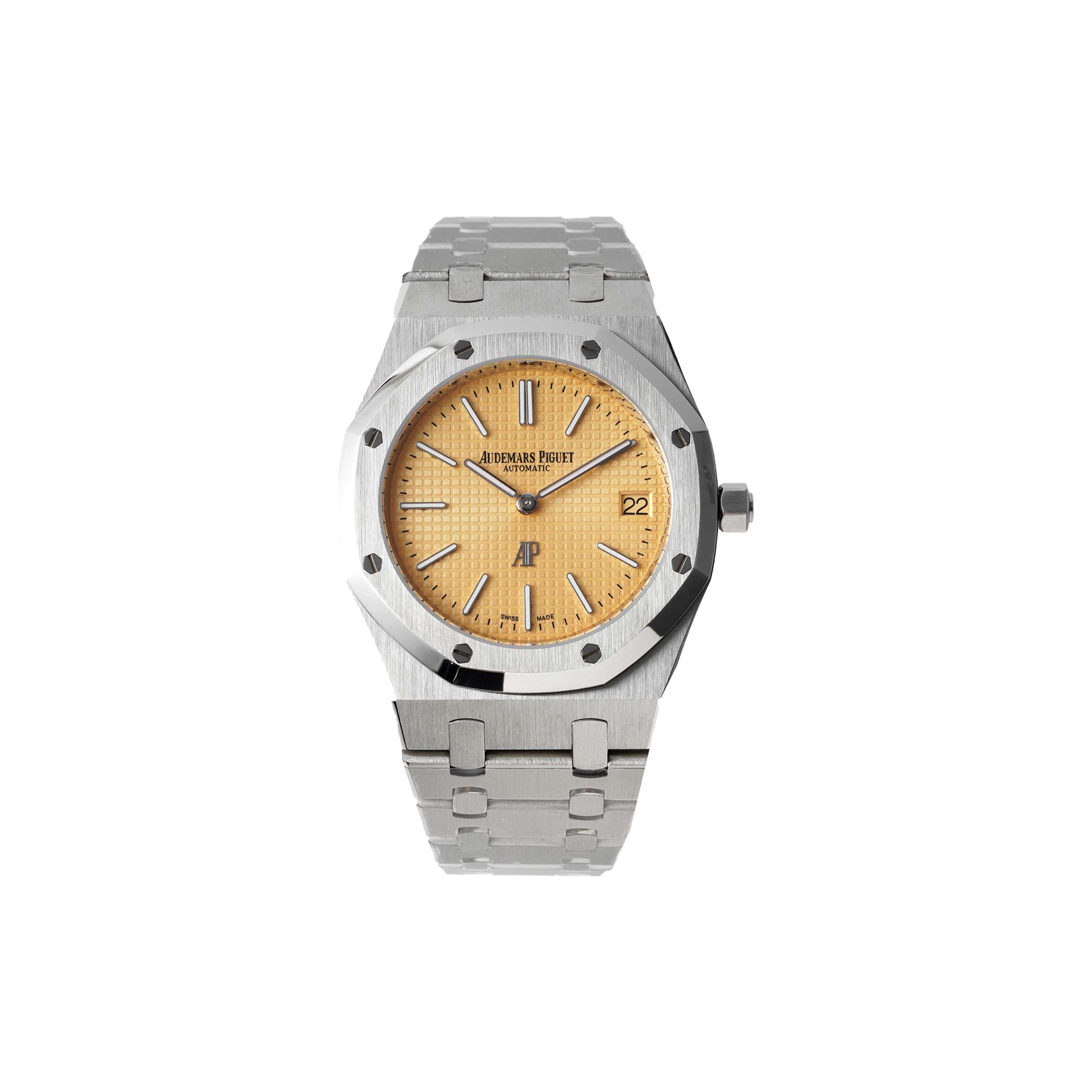 AUDEMARS PIGUET ROYAL OAK SERIES 39MM WATCH 15202BC.OO.1240BC.01